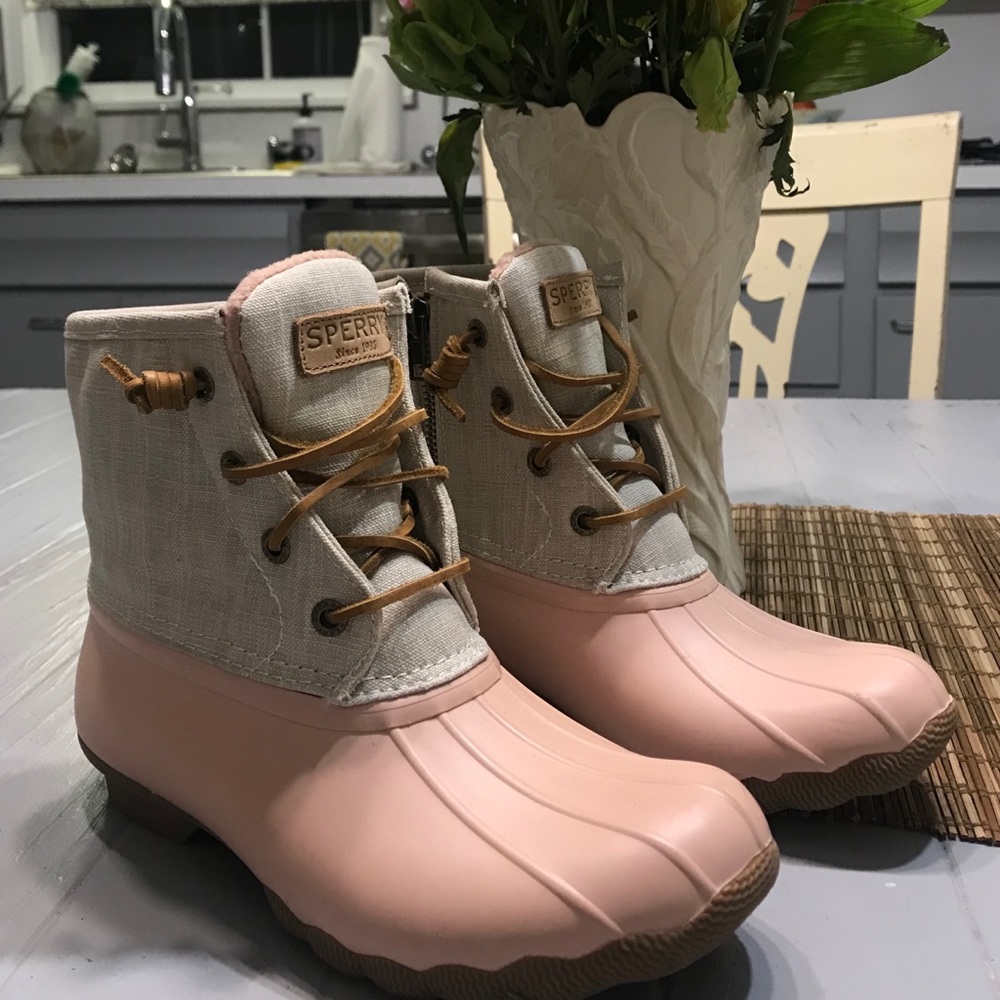 Sperry Saltwater Rose/Oat Size 5